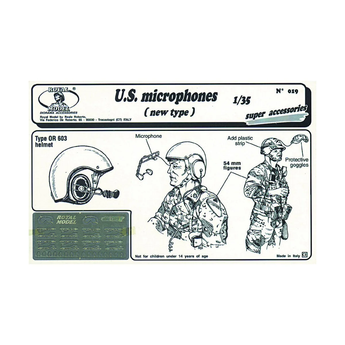 U.S. Microphones new type, 1/35 - Royal Model RM019