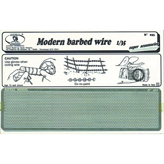 Modern babed wire - Royal Model RM033