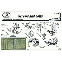 Screws and bolts, 1/35 - Royal Model RM034