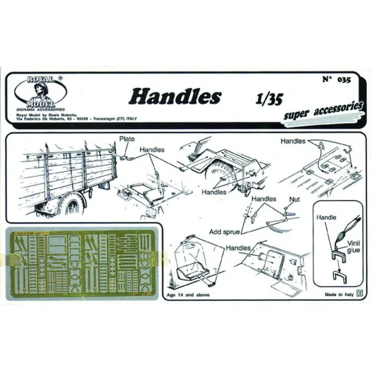 Handles, 1/35 - Royal Model RM035