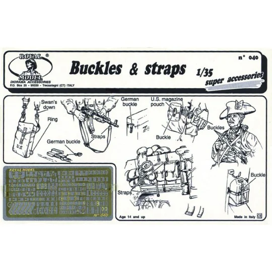 Buckle & straps - Royal Model RM040