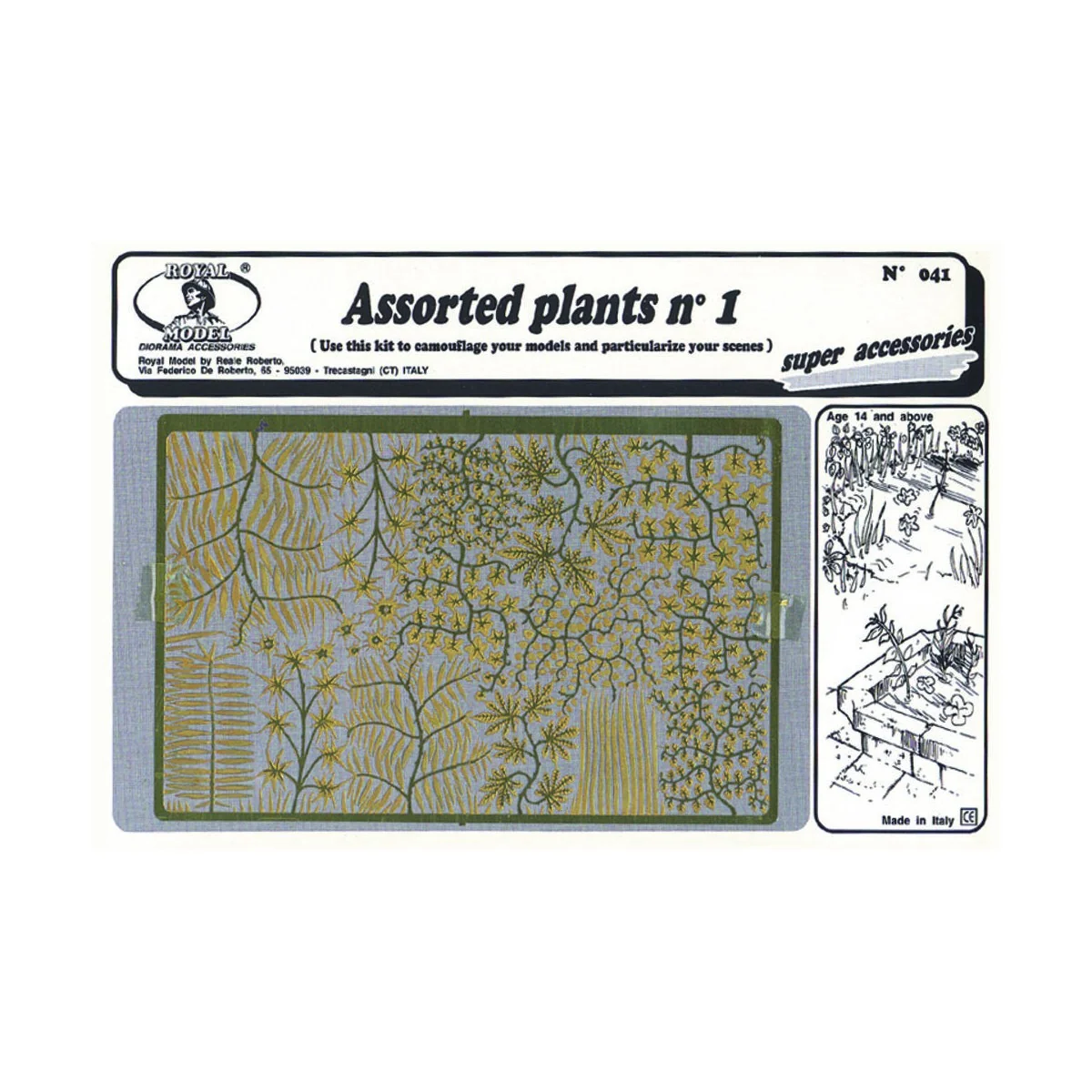 Assorted plants n.1, 1/35 - Royal Model RM041
