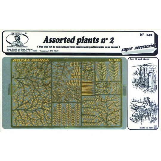 Assorted plants n.2, 1/35 - Royal Model RM042