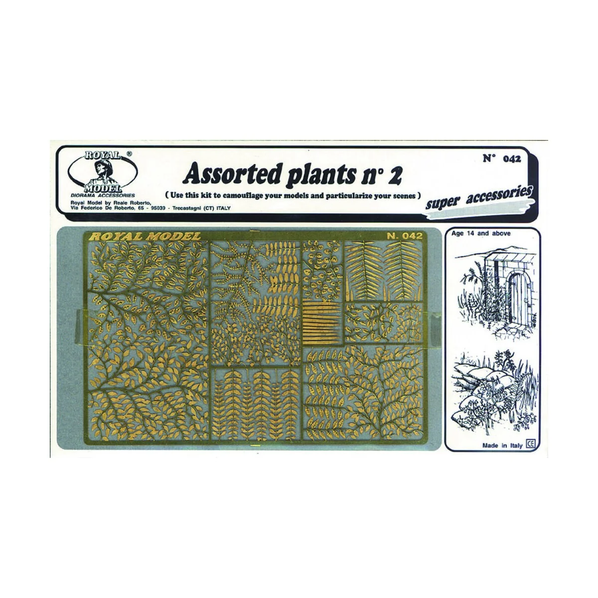 Assorted plants n.2, 1/35 - Royal Model RM042
