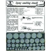 Spray masking stencil - Royal Model RM048