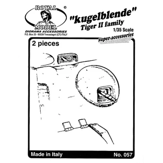 Kugelblende tiger II family, 1/35 - Royal Model RM057