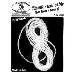 Tank steel cables (for heavy tanks - Royal Model RM063
