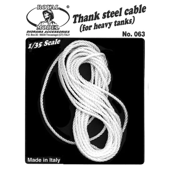 Tank steel cables (for heavy tanks, 1/35 - Royal Model RM063