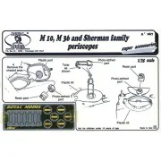 Sherman family periscopes, 1/35 - Royal Model RM067