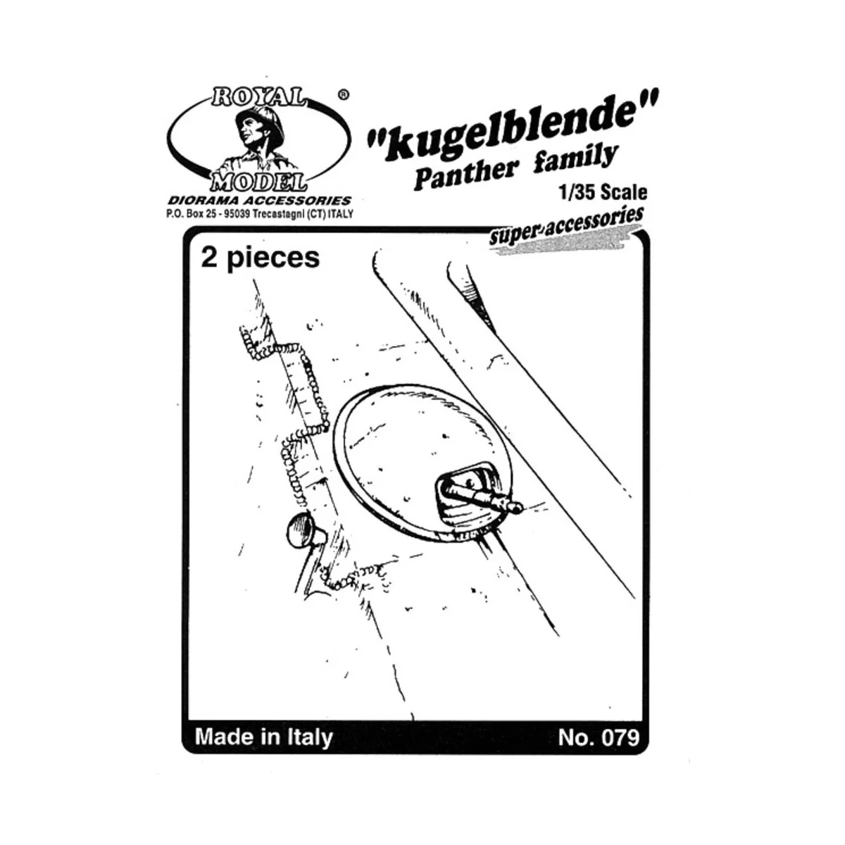 Kugelblende Panter family, 1/35 - Royal Model RM079