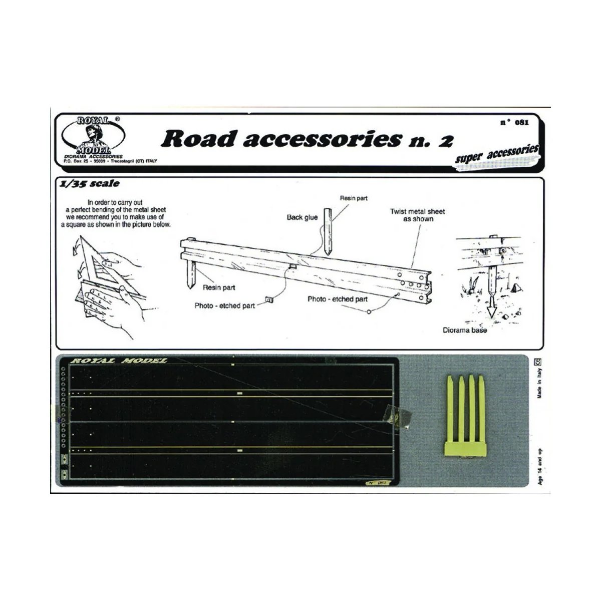 Road accessories n.2, 1/35 - Royal Model RM081