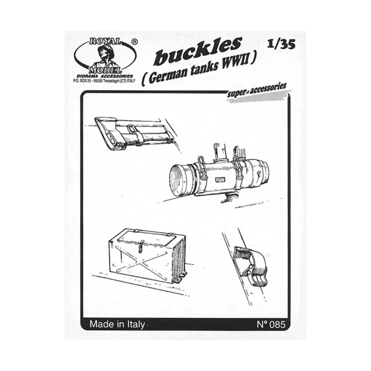 Buckles German tank - Royal Model RM085