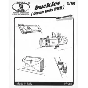 Buckles German tank, 1/35 - Royal Model RM085