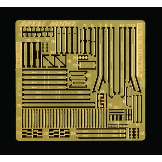 Panzer IV J part 2 (for Tamiya kit), 1/35 - Royal Model RM108