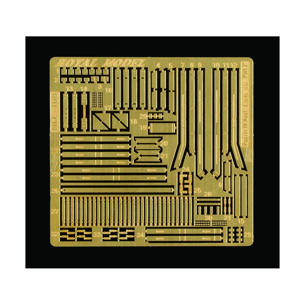 Panzer IV J part 2 (for Tamiya kit) - Royal Model RM108