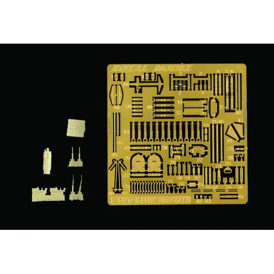 StuG III ausf F (for Dragon kit), 1/35 - Royal Model RM109