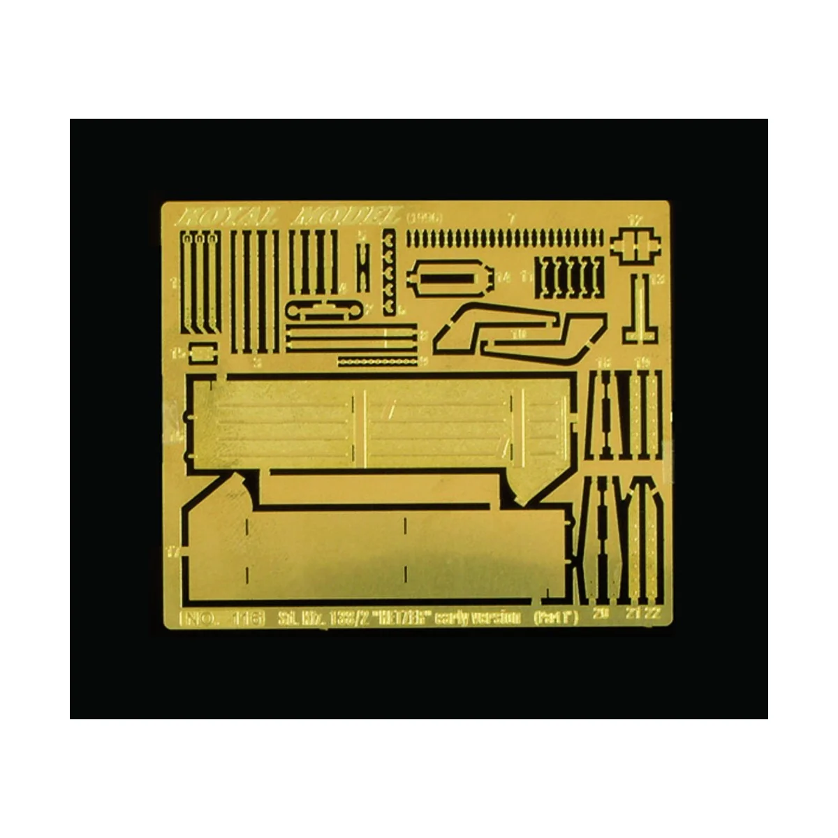 Hetzer part 1 or Dragon kit, 1/35 - Royal Model RM116 Hetzer part 1 or Dragon kit, 1/35 - Royal Model RM116
