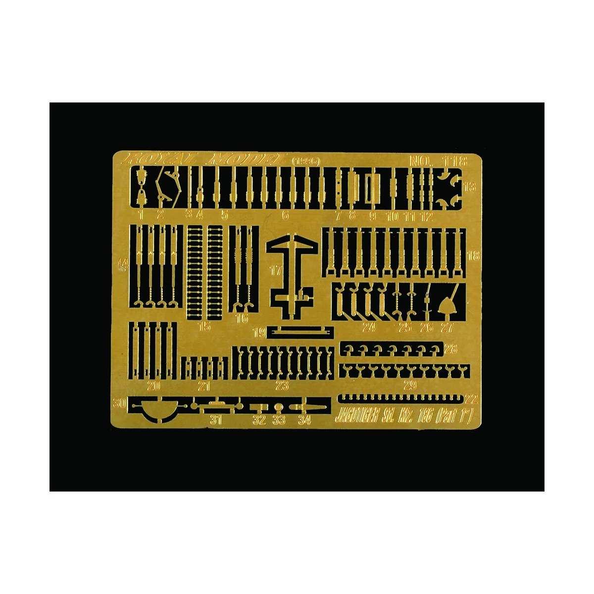 Jagdtiger part 1 (for Dragon kit) - Royal Model RM118