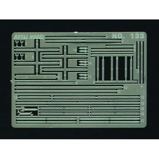 German jerrycans holder set, 1/35 - Royal Model RM133