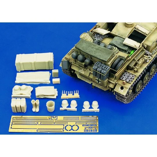 Stowage StuG D (Dragon kit, 1/35 - Royal Model RM134