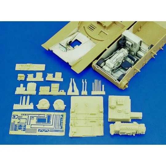 Wespe interior details (for Tamiya kit), 1/35 - Royal Model RM137