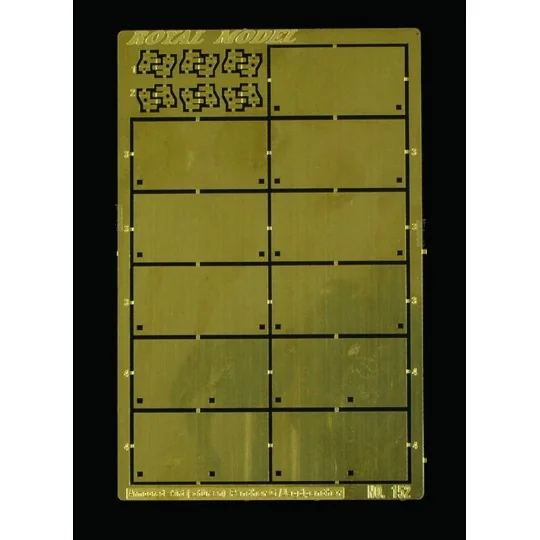 Armoured skirt PhanterG/Jagdpanther (for Tamiya kit) - Royal Model ...