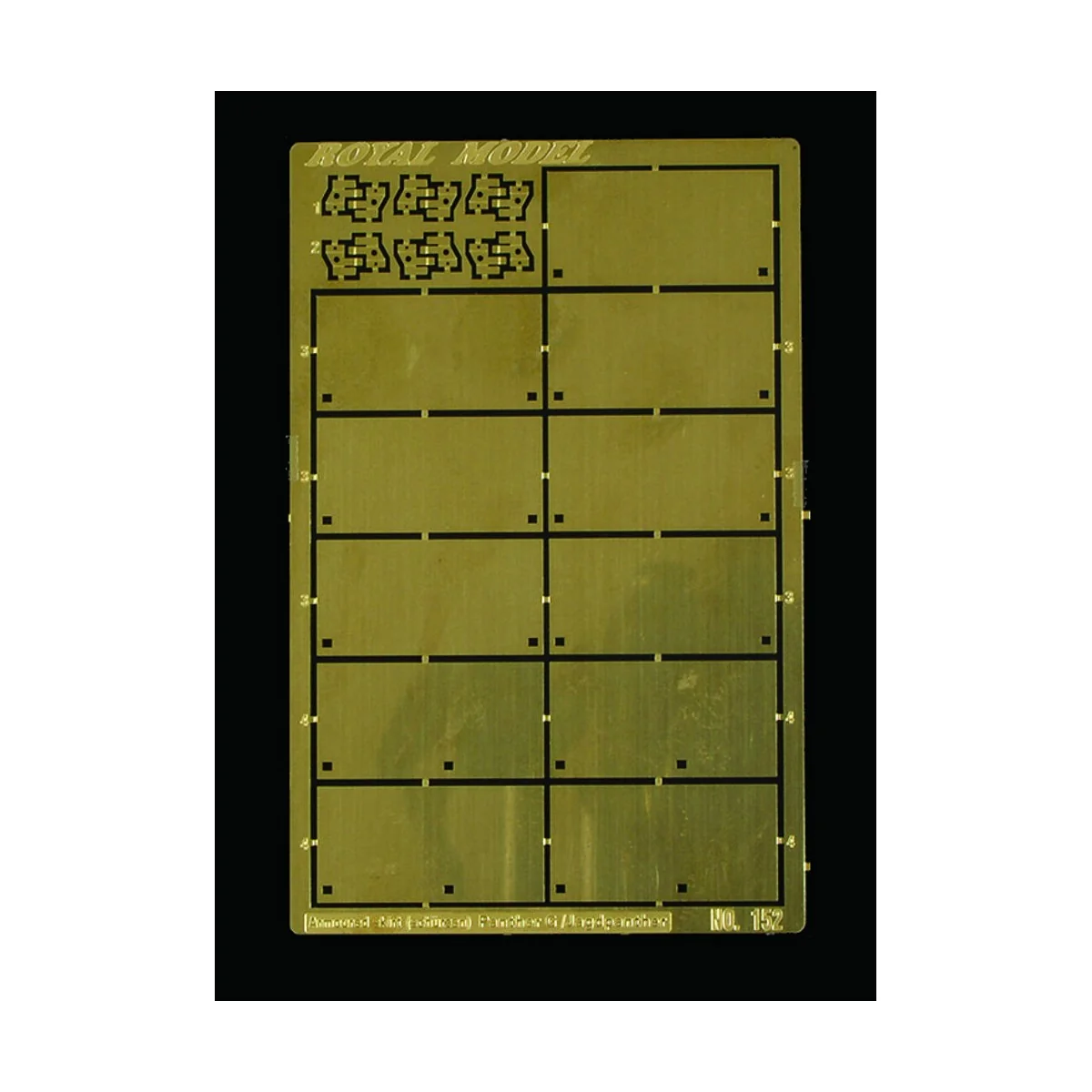 Armoured skirt PhanterG/Jagdpanther (for Tamiya kit) - Royal Model ...