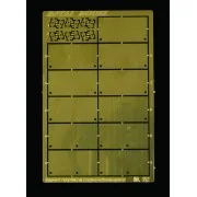 Armoured skirt PhanterG/Jagdpanther (for Tamiya kit) - Royal Model ...