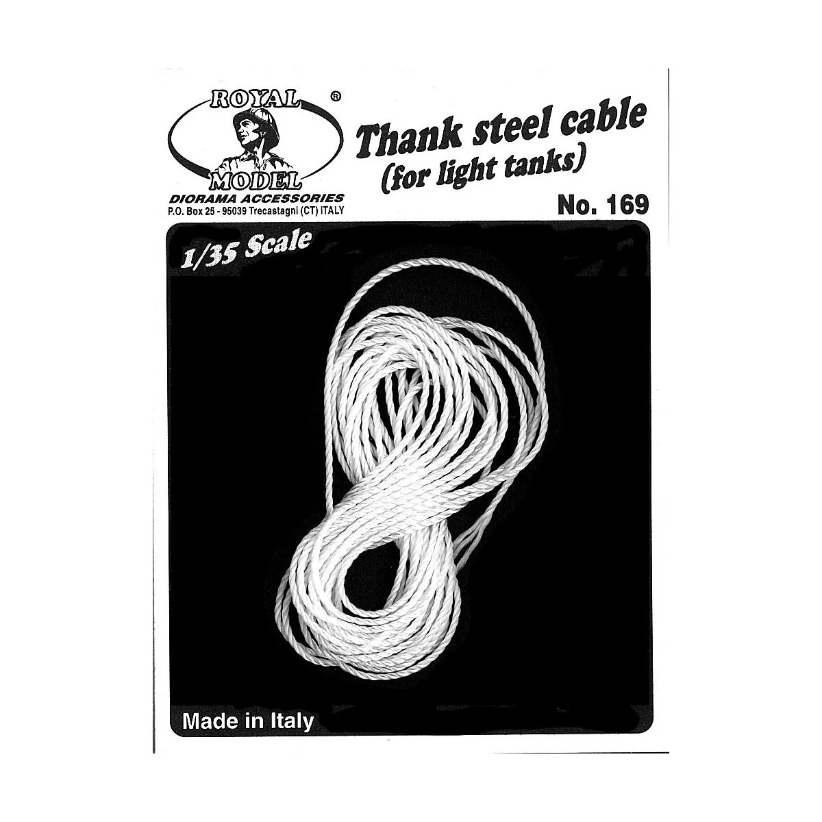 Tank steel cables No. 2-for light tanks, 1/35 - Royal Model RM169