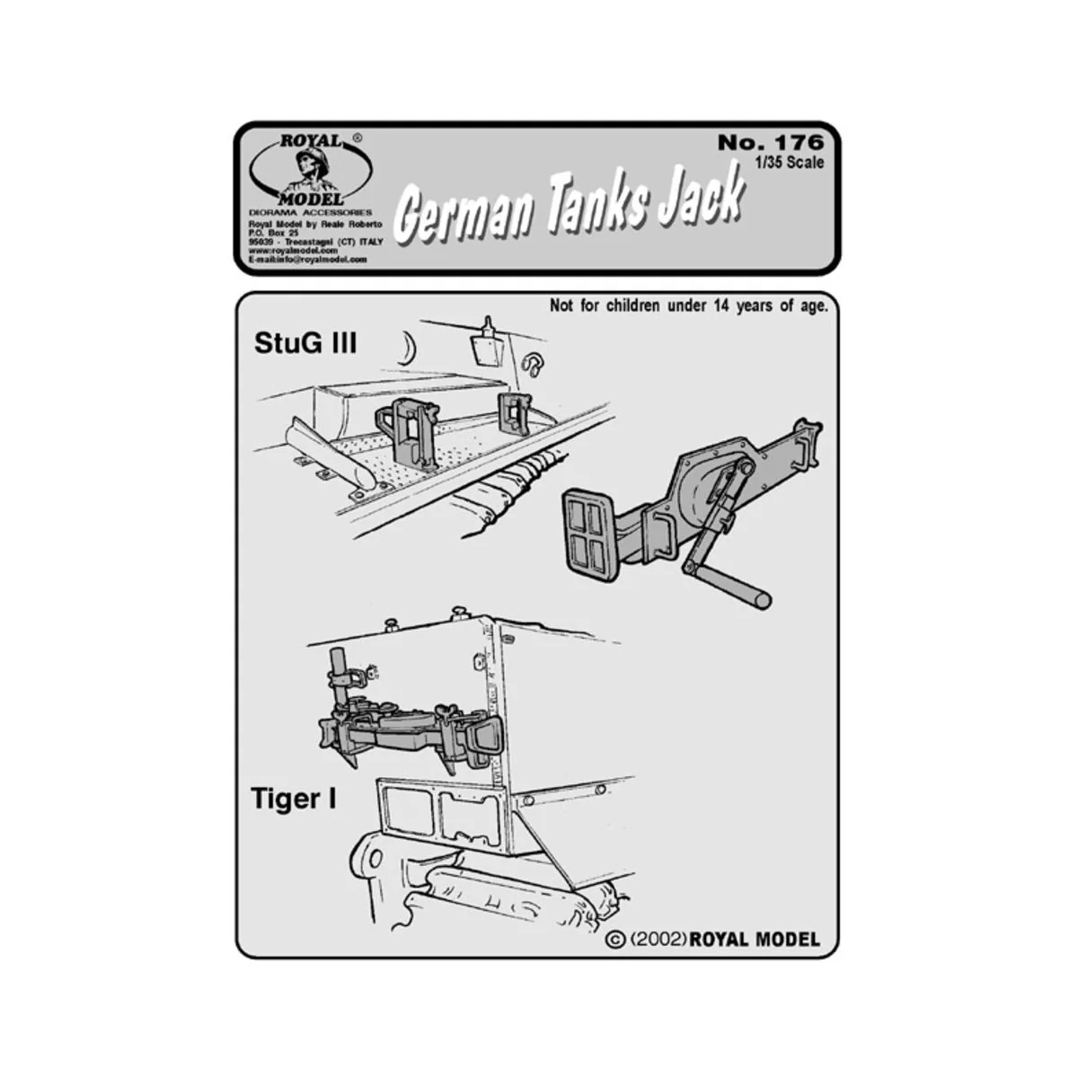 Jack with bracket - Royal Model RM176