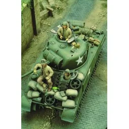 U.S. Sherman crew - WWII - Royal Model RM195