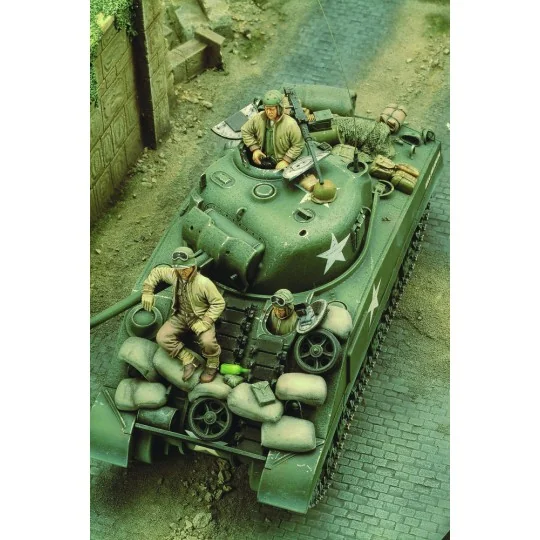 U.S. Sherman crew - WWII - Royal Model RM195