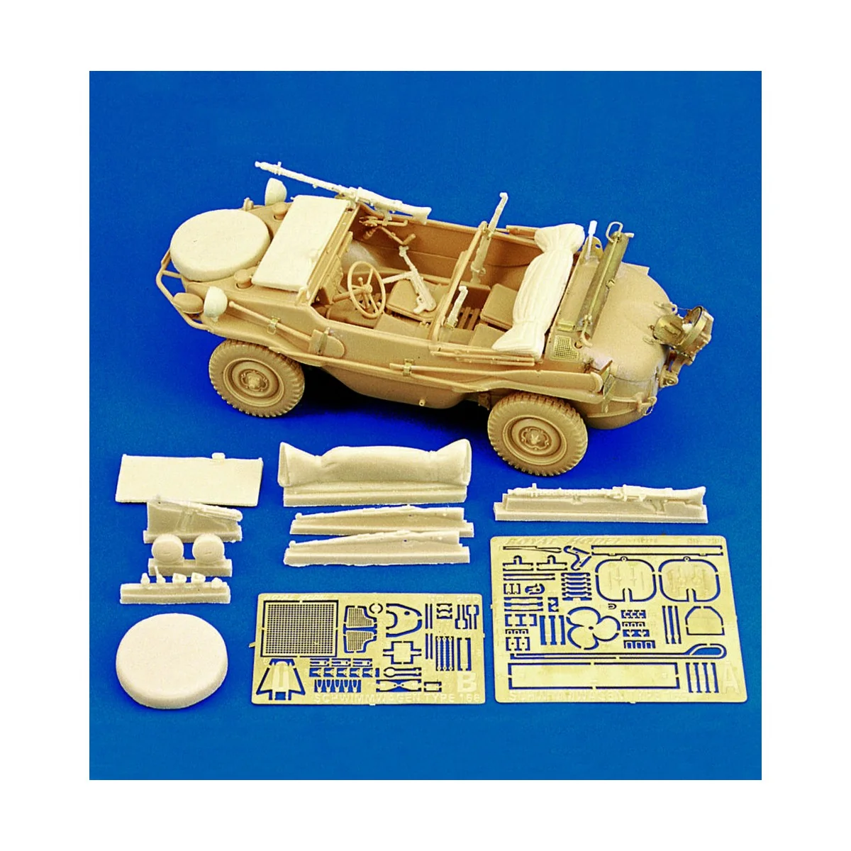 Schwimmwagen type 166, 1/35 - Royal Model RM200