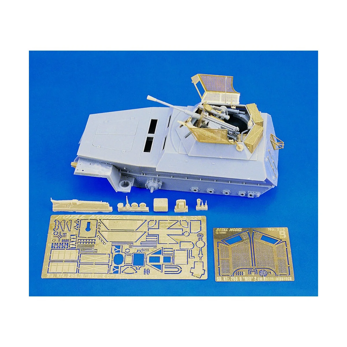 Sd. Kfz. 250 NEU 2 cm. Reconnaissance (for Dragon kit), 1/35 - Roya...