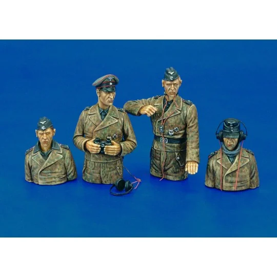 Waffen SS Tiger I crew - 3/2 fig-WWII, 1/35 - Royal Model RM232