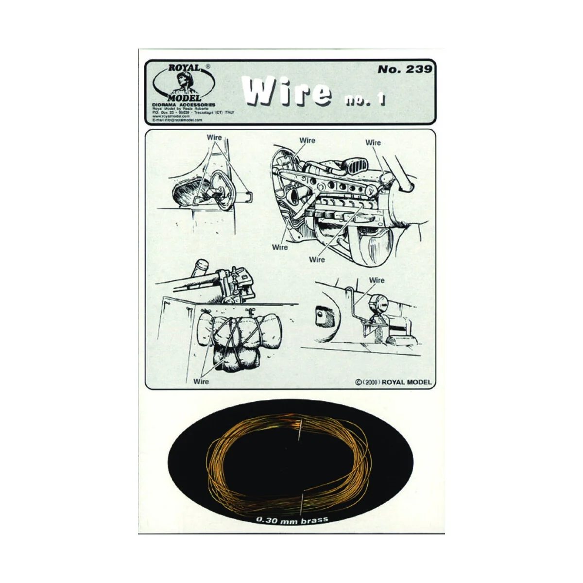 Wire n.1 (0,3 mm) - Royal Model RM239