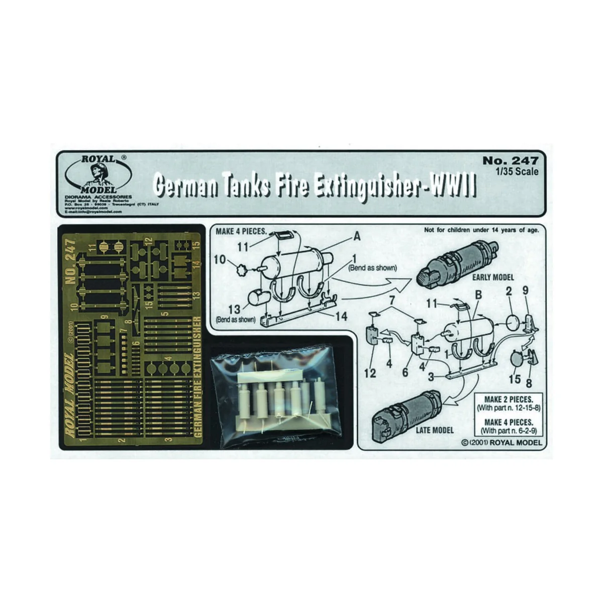 German tank fire extiguisher - Royal Model RM247