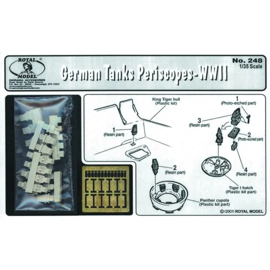 German tank periscopes - Royal Model RM248