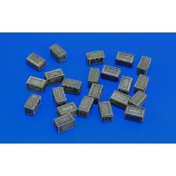 Cal. 50 Ammo boxes, 1/35 - Royal Model RM249