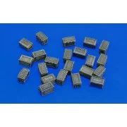 Cal. 50 Ammo boxes, 1/35 - Royal Model RM249