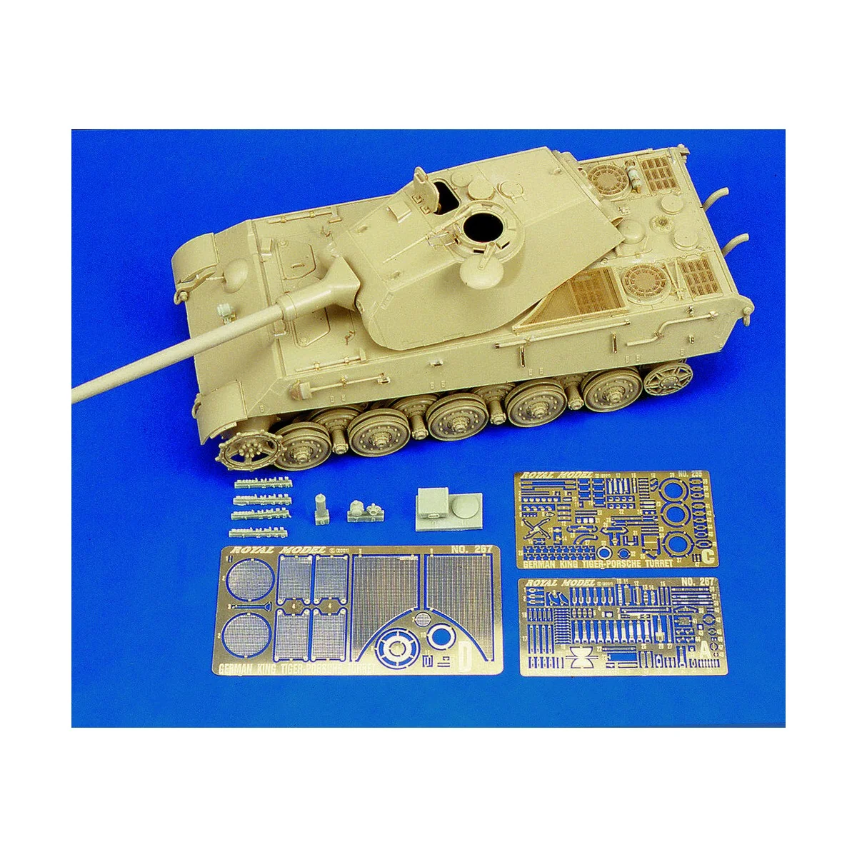 German King Tiger “Porsche turret” - Royal Model RM274
