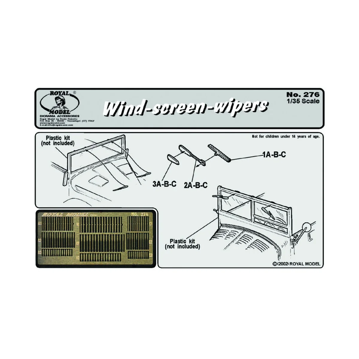 Wind screen wipers - Royal Model RM276
