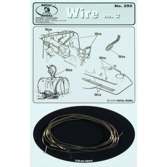 Wire n.2 (0.9 mm) - Royal Model RM292