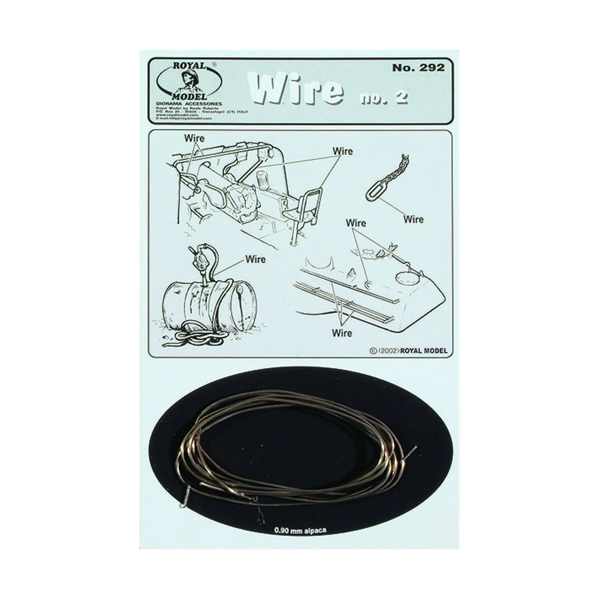 Wire n.2 (0.9 mm) - Royal Model RM292