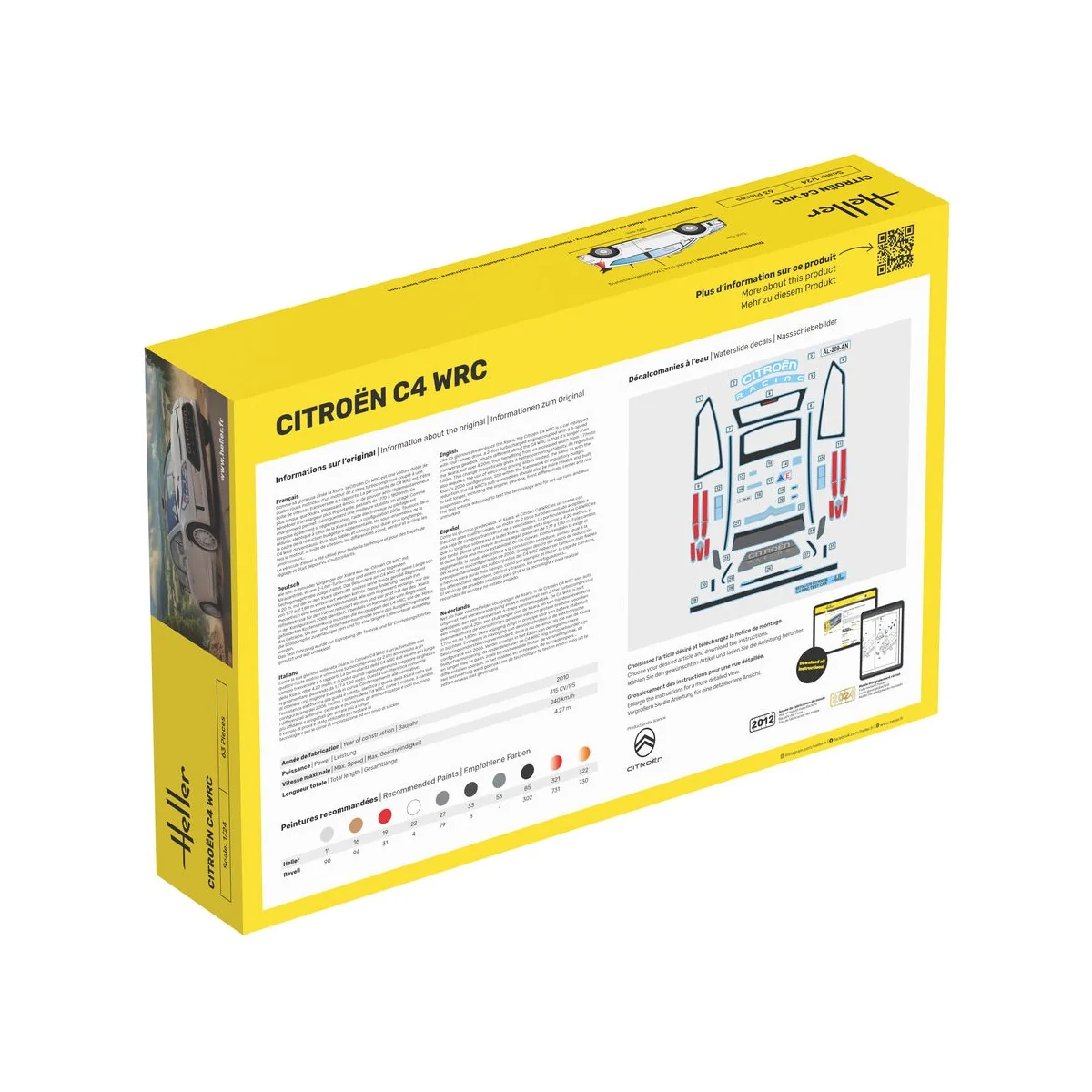 STARTER KIT Citroen C4 WRC - Heller 56756