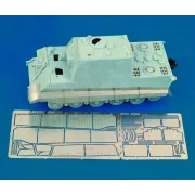 Fenders with Zimmerit-Jagdtiger (for Dragon kit), 1/35 - Royal Mode...