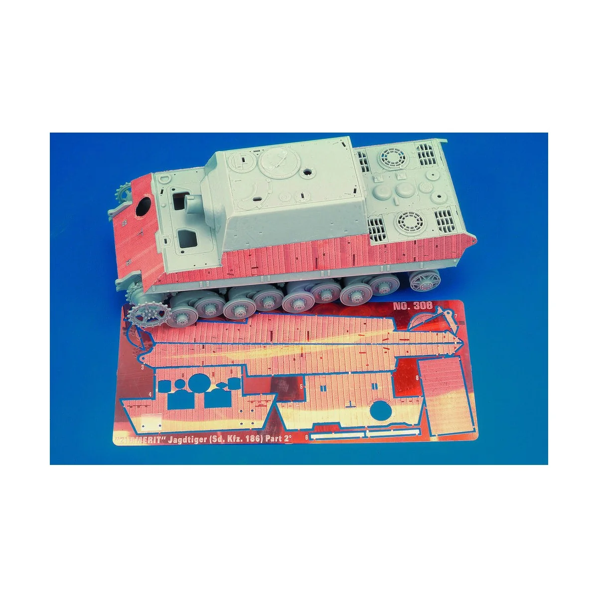 Zimmerit Jagdtiger (for Dragon kit), 1/35 - Royal Model RM306