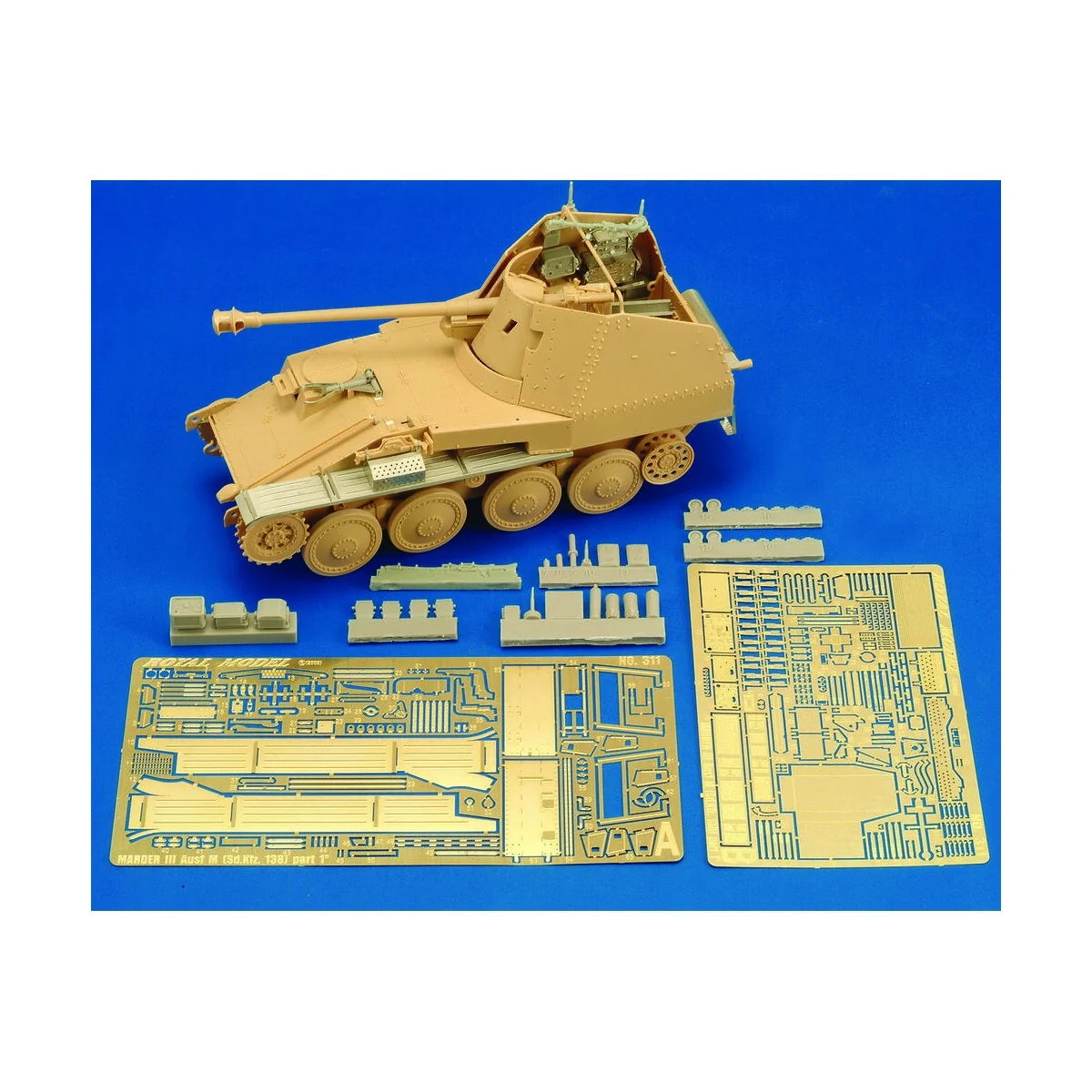 MARDER III Ausf M part 1° (for Tamiya kit) - Royal Model RM311