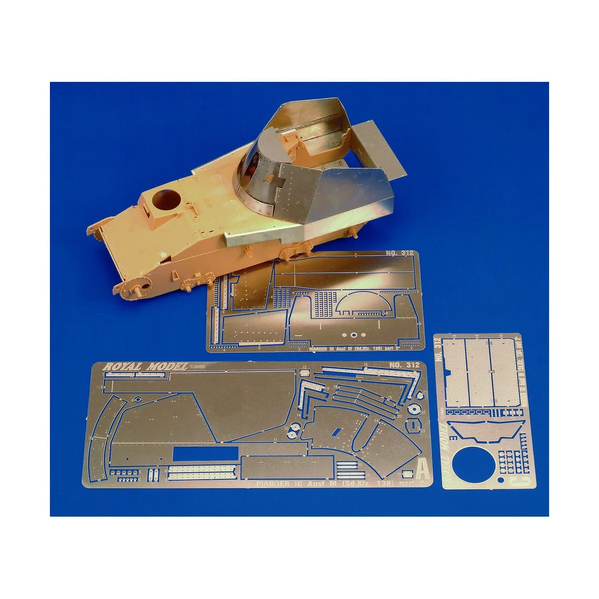 MARDER III Ausf M part 2°(for Tamiya kit), 1/35 - Royal Model RM312