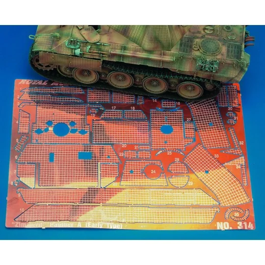 Zimmerit Panther A Early Type - Royal Model RM314